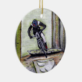 Mountain bike Llandegla mtb bmx Keramik Ornament (Rechts)