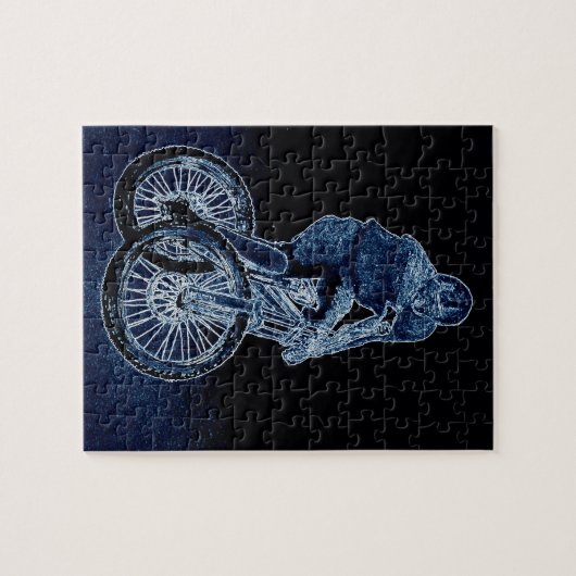 Mountain bike Llandegla mtb bmx Puzzle (Horizontal)