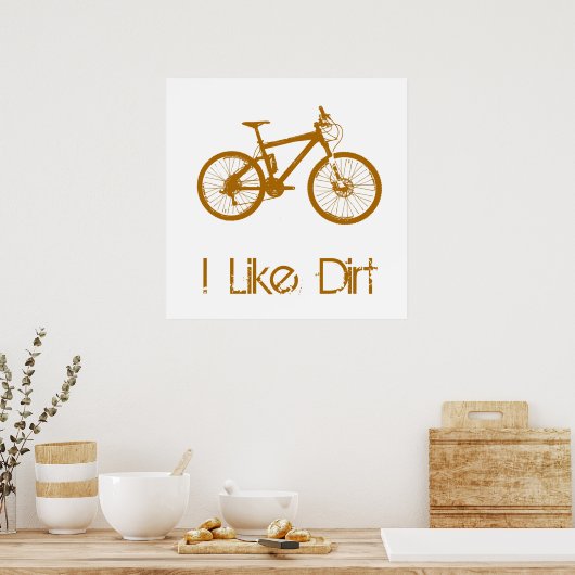 Mountain Bike Poster (Küche)