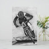 Mountain Bike Ride Briefpapier (Stehend Vorderseite)