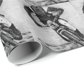 Mountain Bike Ride Geschenkpapier (Rolleneckpunkt)