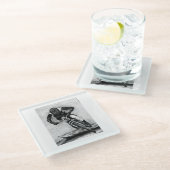 Mountain Bike Ride MTB Llandegla Cup Glasuntersetzer (Schrägansicht)