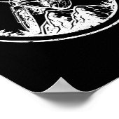 Mountain Bike Rider Downhill MTB Mountain Biker Bi Poster (Ecke)