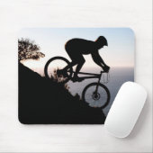 Mountain Bike Rider. Löwen Head, Kapstadt Mousepad (Mit Mouse)