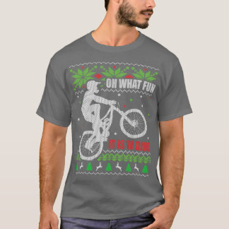 Mountain Bike Ugly Weihnachten T-Shirt