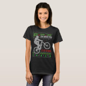 Mountain Bike Ugly Weihnachten T-Shirt (Vorne ganz)