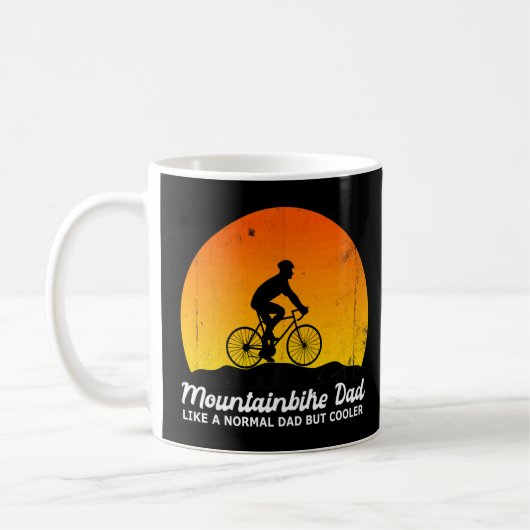 Mountain Bike Vater Rad Rad Mountainbike Kaffeetasse (Links)