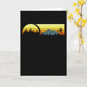 MOUNTAIN BIKE VINTAG Mountainbike Freestyle Karte (Gelbe Blume)