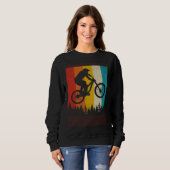 Mountain Bike Vintage MTB Bicycle Biking Downhill Sweatshirt (Vorne ganz)