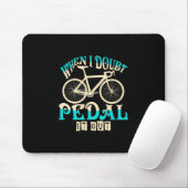 Mountain Bike, wenn ich bezweifle, es auszuholen Mousepad (Mit Mouse)