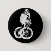 Mountain Biker MTB BMX CYCLIST Button (Vorderseite)