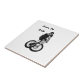 Mountain Biker MTB BMX CYCLIST Cyclo cross Fliese (Seite)