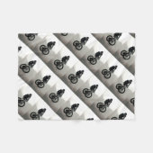 Mountain Biker MTB BMX CYCLIST Fleecedecke (Vorderseite (Horizontal))