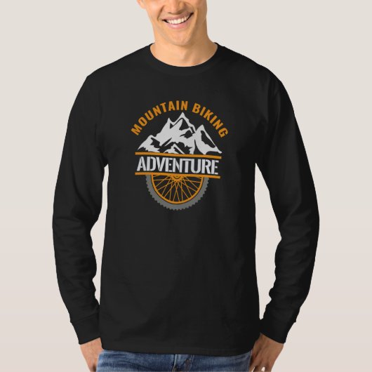 Mountain Biking Adventure MTB Cycling T-Shirt (Vorderseite)