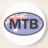 Mountain Biking Australia Flag Untersetzer (Vorne)