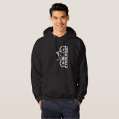 Mountain Biking Cycologist Vertical Graphic Hoodie (Vorne ganz)