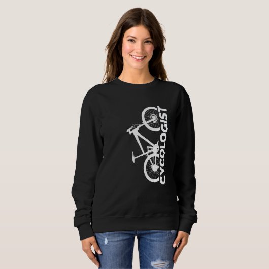 Mountain Biking Cycologist Vertical Graphic Sweatshirt (Vorne ganz)