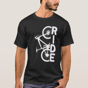 Mountain Biking für Männer - Vertikale Grafik T-Shirt