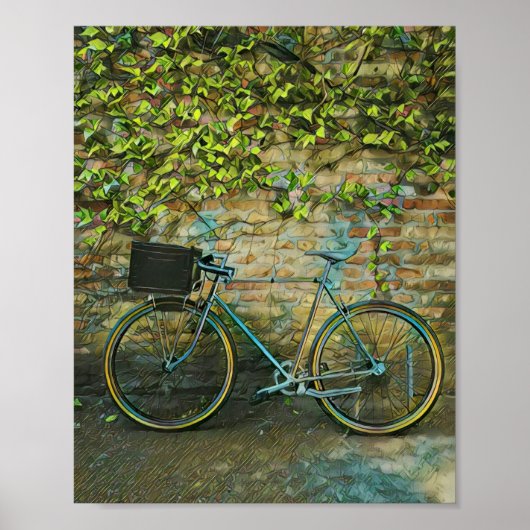 Mountain biking gift poster (Vorne)