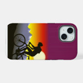 Mountain Biking - iPhone 15 Case Hülle (Rückseite (Horizontal))