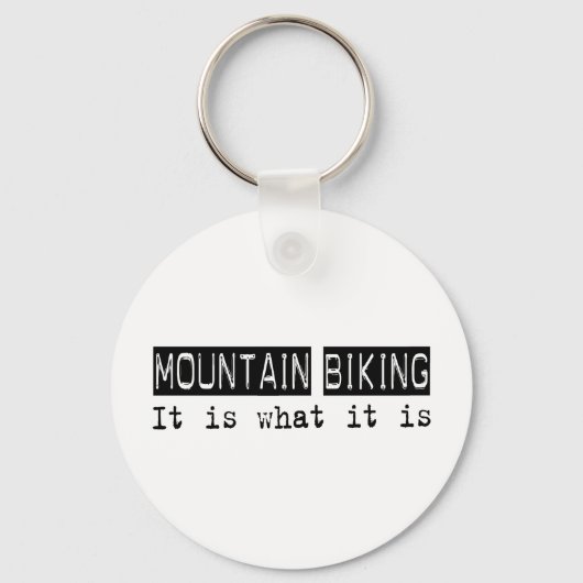 Mountain Biking ist es Schlüsselanhänger (Vorderseite)