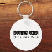 Mountain Biking ist es Schlüsselanhänger (Vorderseite)