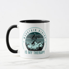 Mountain Biking ist meine Therapie Mondstars Sport Tasse