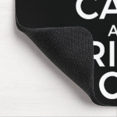 Mountain Biking, Mountain Biker, Keep Calm And Rid Mousepad (Ecke)