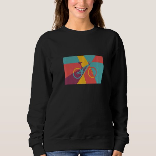 Mountain Biking Pop Effect MTB Fully Sweatshirt (Vorderseite)