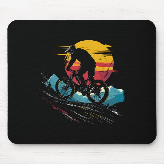 Mountain Biking Portrait Outdoor Sports _1  Mousepad (Vorne)