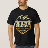 Mountain Biking Quotes Gift T-Shirt (Vorderseite)