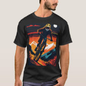Mountain Biking T Shirt (Vorderseite)