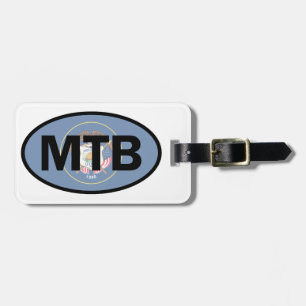 Mountain Biking Utah Flag Gepäckanhänger