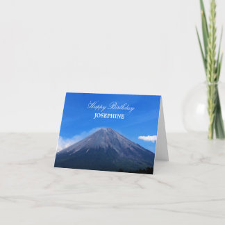 Mountain Birthday Card Karte