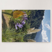 Mountain Bloom at the Edge of Light Puzzle (Horizontal)