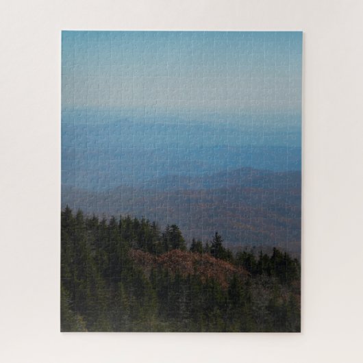 Mountain Blue Ridge North Carolina Landschaftliche Puzzle (Vertikal)
