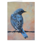 Mountain Bluebird Fine Art Jeder Anlass Card (Vorne)