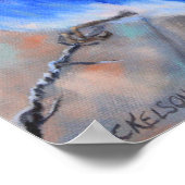 Mountain Bluebird Fine Art Poster (Ecke)