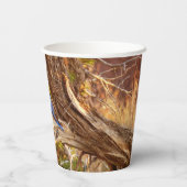 Mountain Bluebird im Nationalpark Arches Pappbecher (Rückseite)