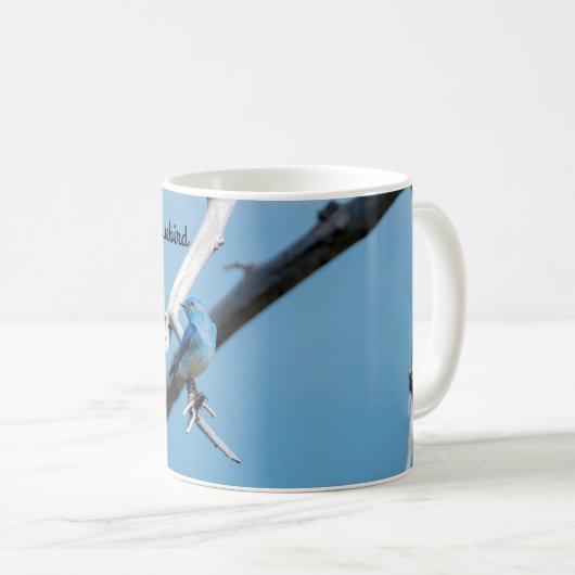 Mountain Bluebird Kaffeetasse (VorderseiteRechts)