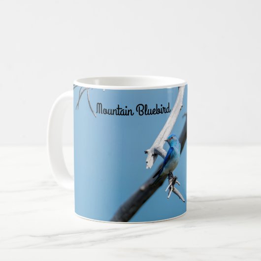 Mountain Bluebird Kaffeetasse (Vorderseite Links)