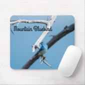 Mountain Bluebird Mousepad (Mit Mouse)
