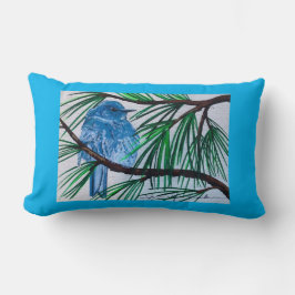 Mountain Bluebird Pillow Lendenkissen