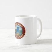 Mountain Bluebird Vintages Abzeichen Kaffeetasse (VorderseiteRechts)