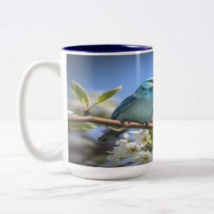 Mountain Bluebird Zweifarbige Tasse