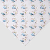 Mountain Bluebirds auf der Zweigstelle Sakura Seidenpapier (Ausschnitt)