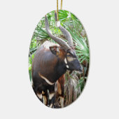 Mountain Bongo Antelope Keramik Ornament (Links)