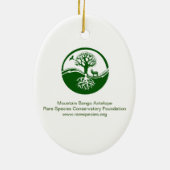 Mountain Bongo Antelope Keramik Ornament (Hinten)