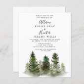 Mountain Budget Einladung Flyer (Vorne/Hinten)