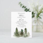 Mountain Budget Einladung Flyer (Stehend Vorderseite)